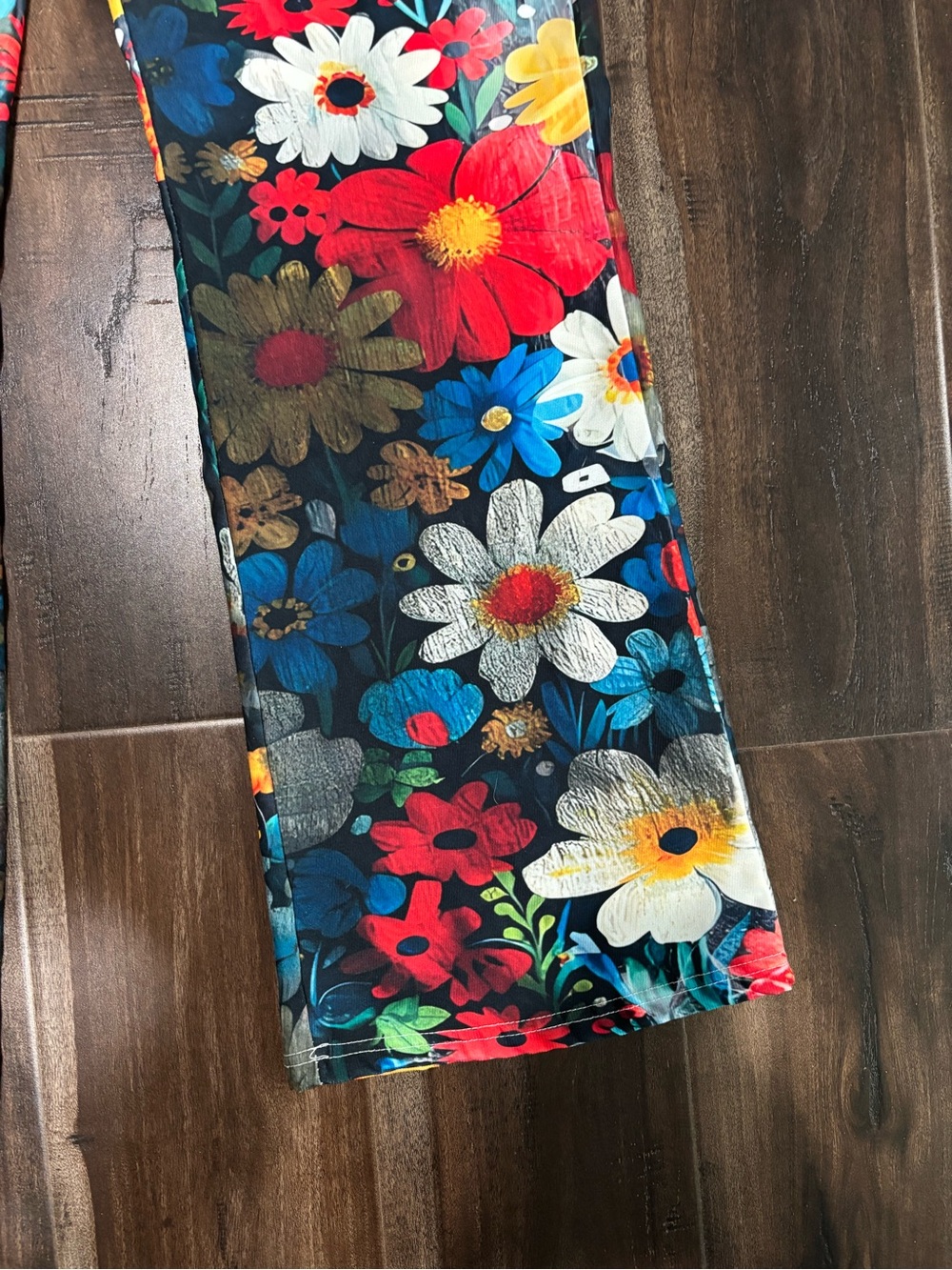 Floral Wide-Leg Pants New - Picture 3 of 6